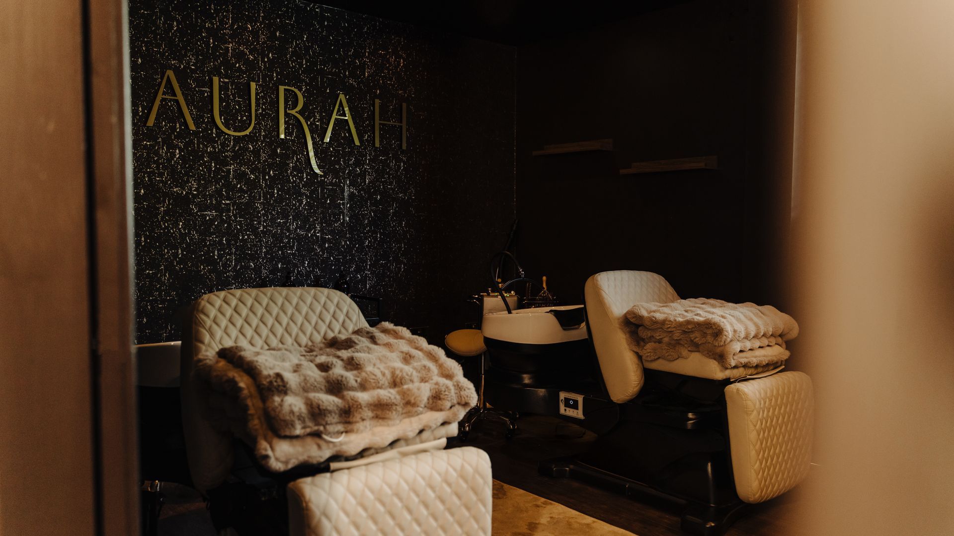 Two authentic Japanese relaxation beds at Aurah spa in Prestwick, Ayrshire