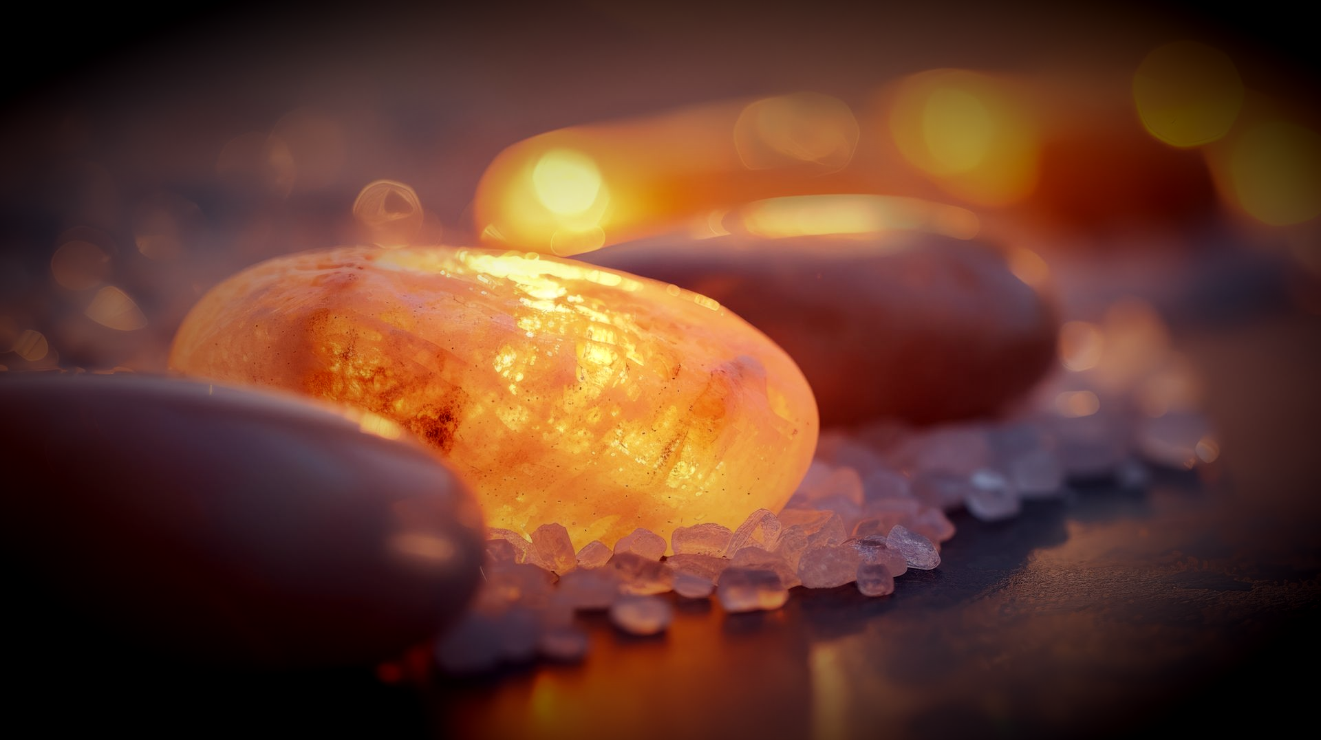Himalayan salt stone massage Aurah spa in Prestwick, Ayrshire