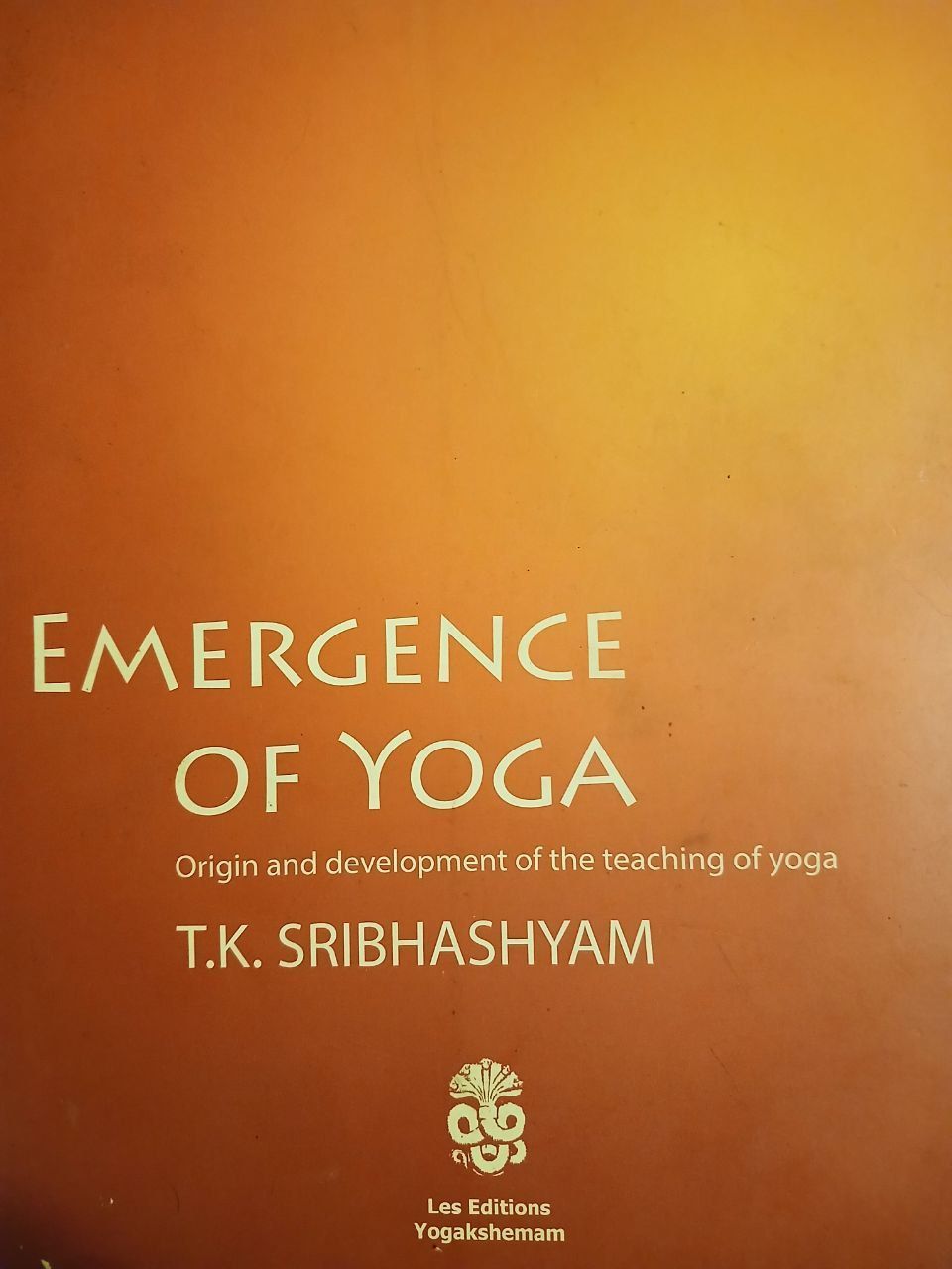 Emergence of Yoga book
