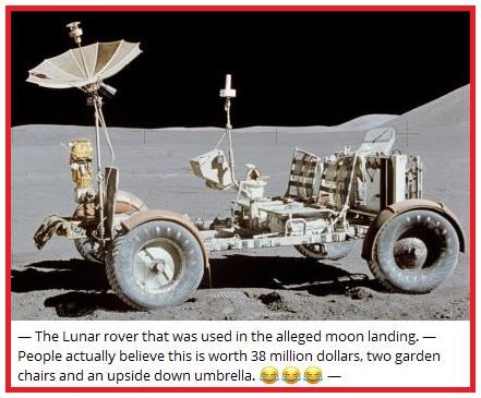 The Lunar Rover that was used in the fake moon landing