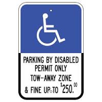 PWD Parking Sign - Striping & Signs in Sarasota, FL