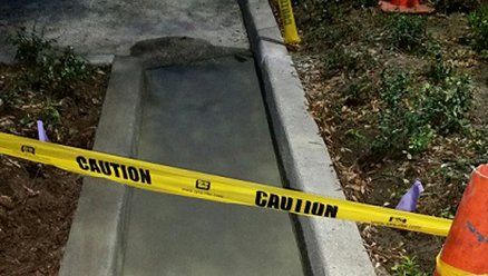 Cement Almost Dry - Driveway Repair in Sarasota, FL