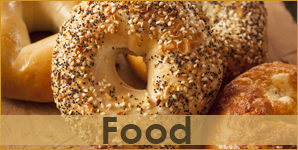 Bagel with Seeds on it - Bagel Shop