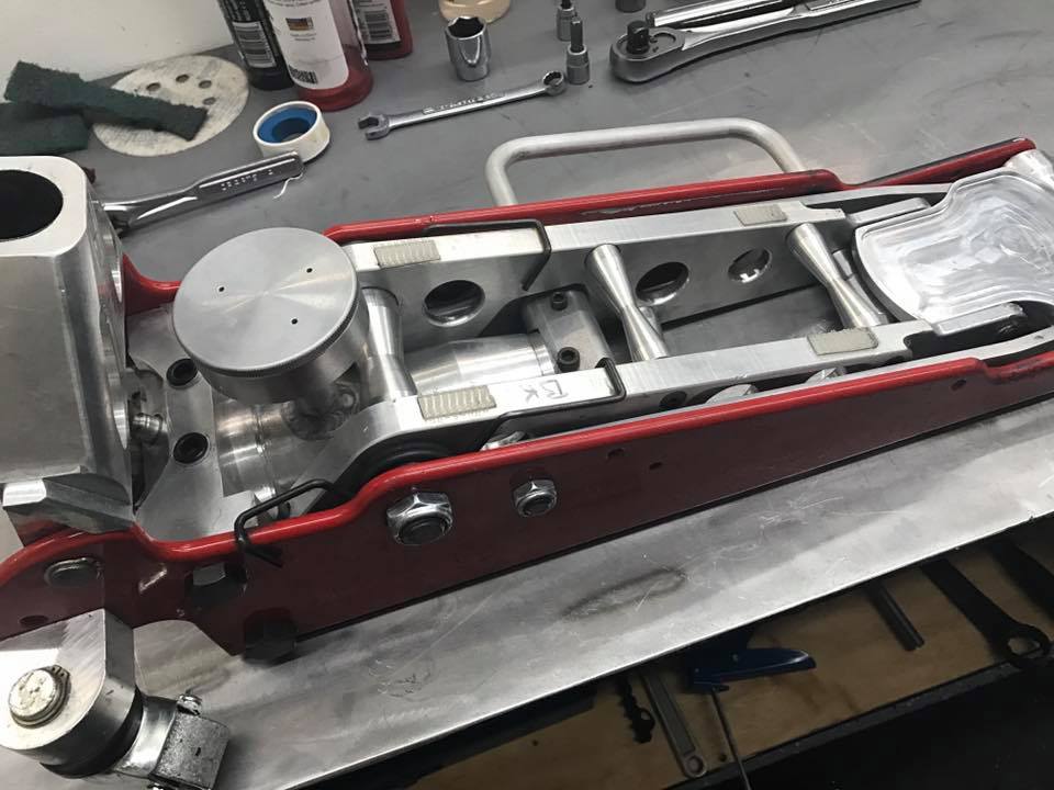 Restored Old Red Jack — Moorsville, NC — LKN Tool Repair, Inc.