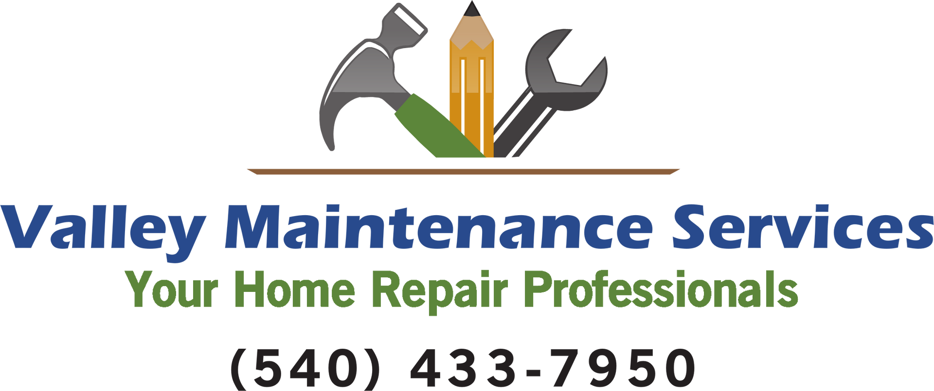 The logo for valley maintenance services your home repair professionals