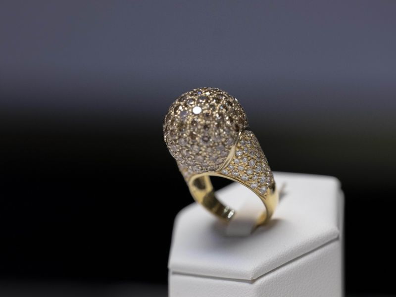 Anello con pietre - gioielleria artigianale a Roma