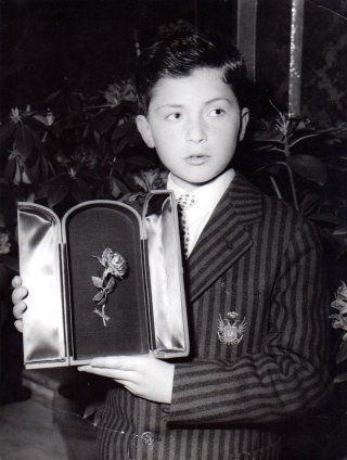 Foto vintage del titolare - gioielleria artigianale a Roma