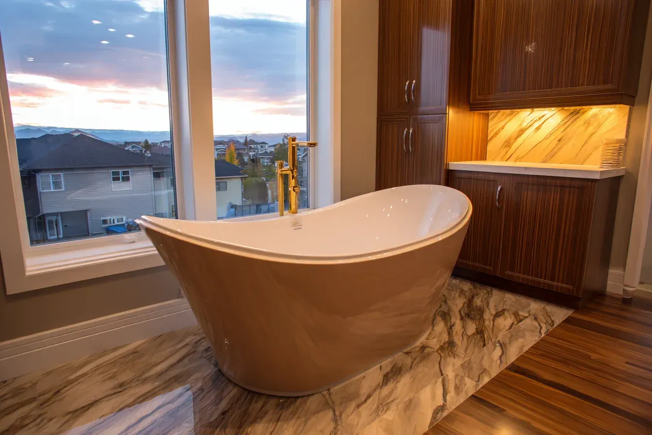 Bathroom remodel Coquitlam including retiling, grout sealing, mirror upgrades, and modern tub installations.
Coquitlam bathroom renovation contractors installing high-end tile designs, energy-efficient lighting, and cabinet upgrades.
Bathroom renovations Coquitlam adding quartz countertops, tile shower walls, recessed LED lights, and stylish vanity mirrors.
Coquitlam bathroom remodel with durable flooring, waterproof membranes, and top-grade shower hardware.
Bathroom renovation Coquitlam BC featuring seamless tile installation, floating vanities, and steam shower upgrades.