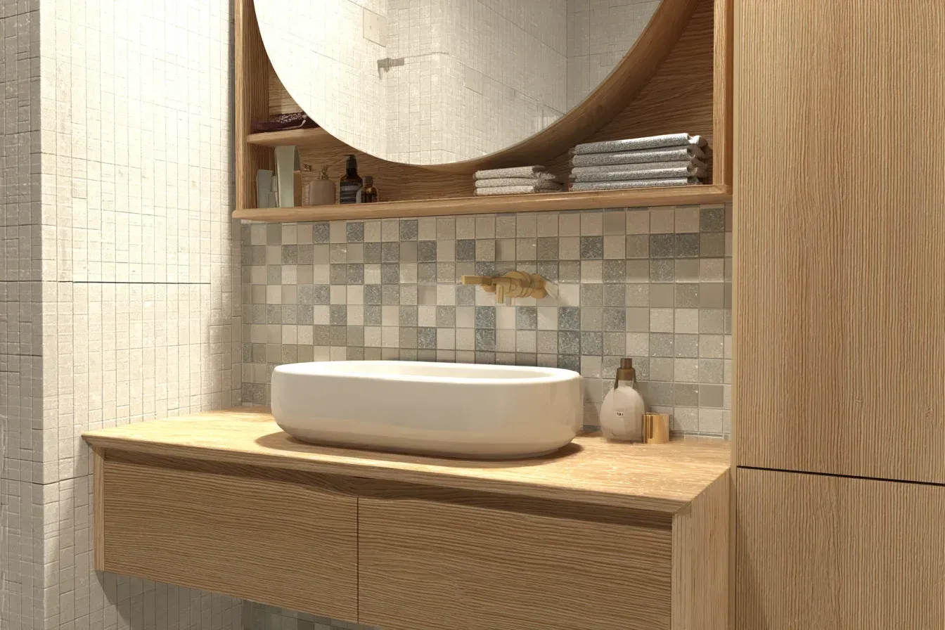 Coquitlam bathroom renovations upgrading plumbing valves, retiling passageways, and installing stone-look wall features.
Bathroom renovation Coquitlam BC applying quartz vanity tops, porcelain slab tiles, and frosted frameless panels.
Coquitlam bathroom remodel installing modern shower glass, ceramic flooring, and recessed tile niches.
Bathroom renovations Coquitlam featuring floating vanities, durable grout lines, and LED-enhanced lighting.