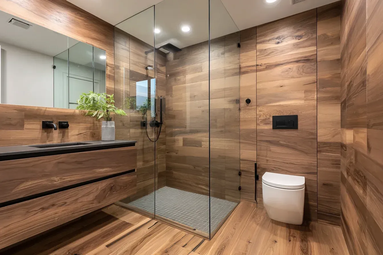 Coquitlam bathroom remodel installing tile wainscoting, quartz vanities, anti-slip tiles, and custom lighting controls.
Bathroom renovation Coquitlam BC with regrouting, tile restoration, vanity replacements, and upgraded plumbing components.
Coquitlam bathroom renovations featuring herringbone tile patterns, recessed niche lighting, and premium shower hardware.
Bathroom remodel Coquitlam with quartz slab walls, LED shower lighting, and seamless glass enclosures.
Coquitlam bathroom renovation upgrading old plumbing, installing modern fixtures, and adding high-end tile finishes.