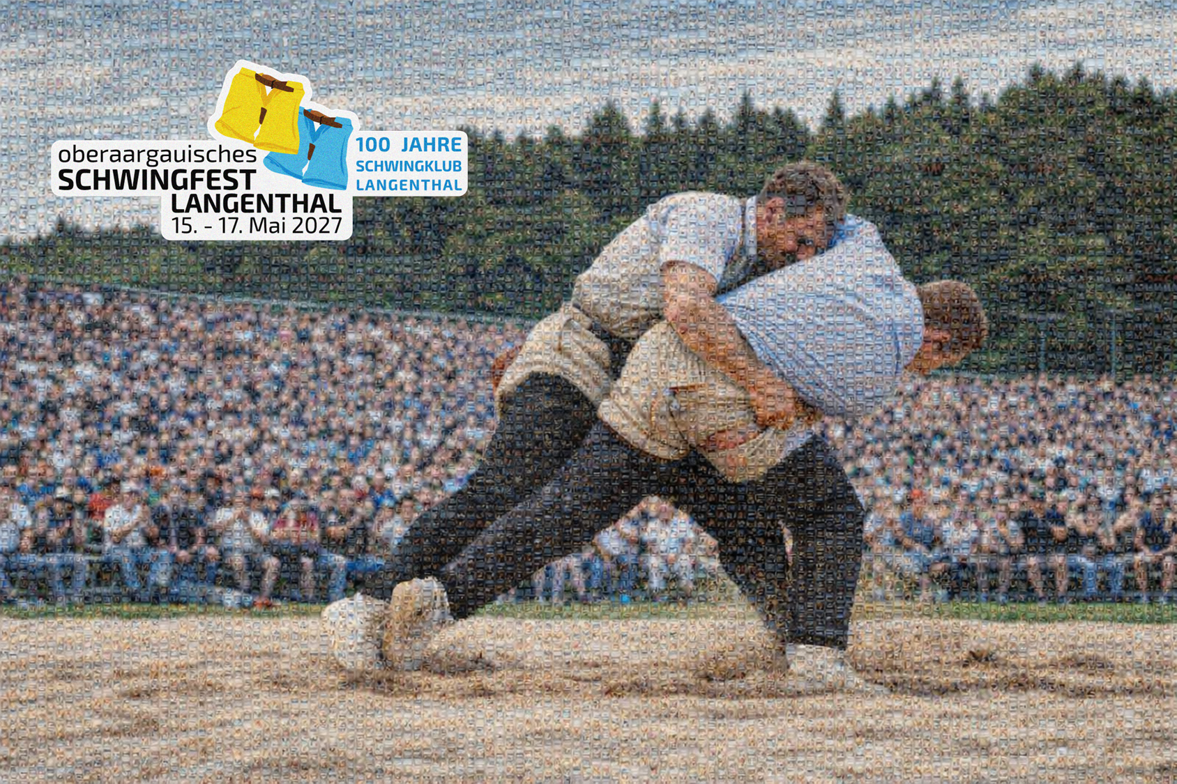 Beispiels-Mosaikbild Oberaargauisches Schwingfest 2027