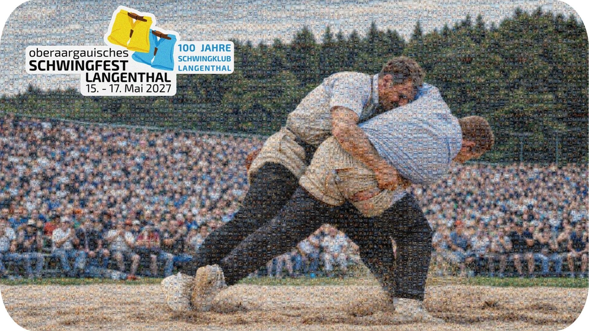Beispiels-Mosaikbild Oberaargauisches Schwingfest 2027