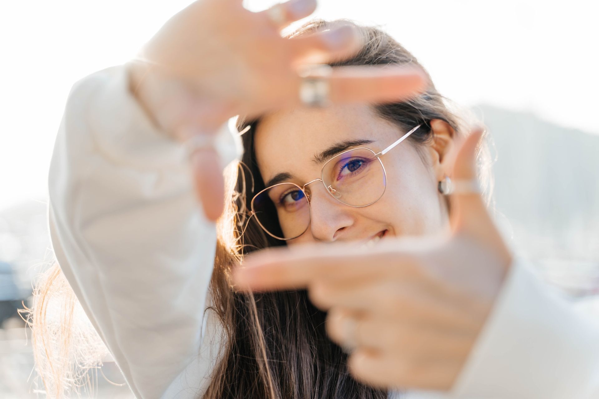 ragazza occhiali da vista