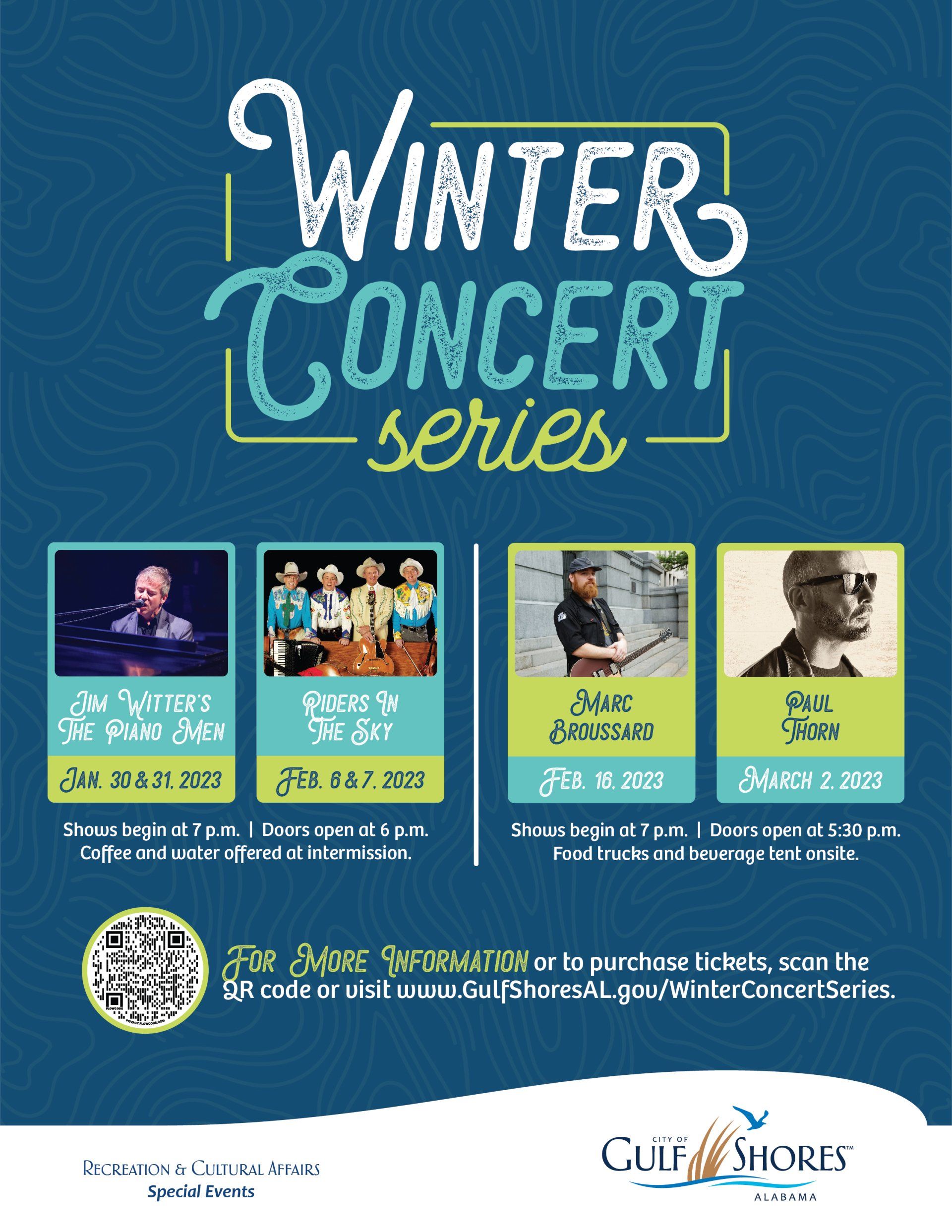 Gulf Shores announces Winter Concert Series lineup