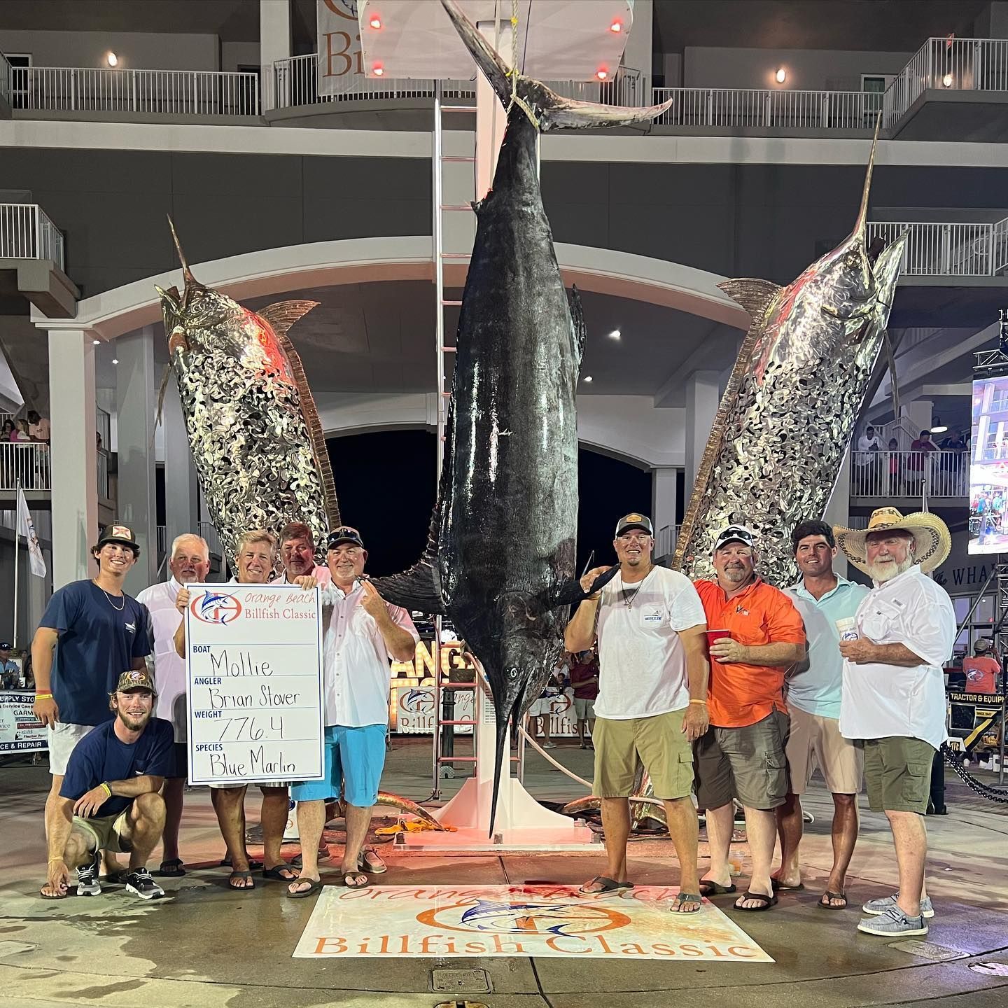 The Mollie out of Destin won the Orange Beach Billfish Classic with a 776-pound blue marlin.