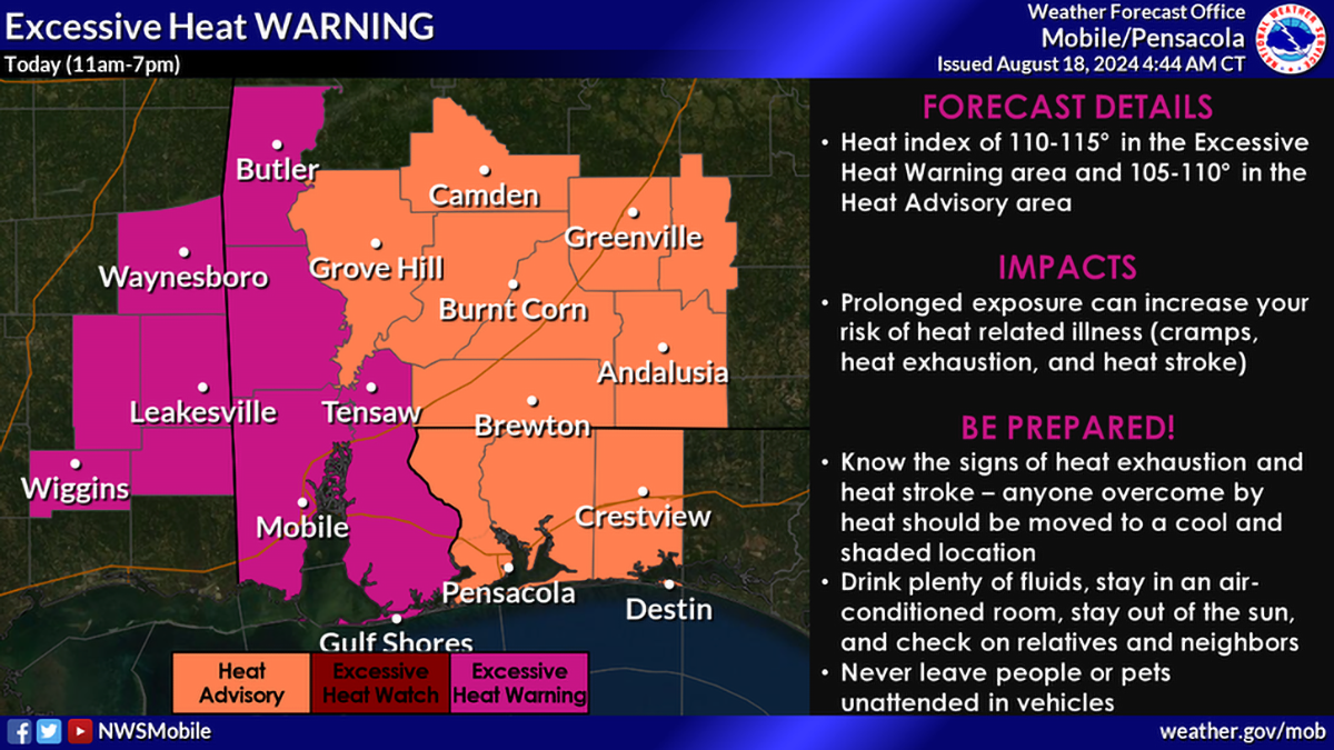 Excessive Heat Warning