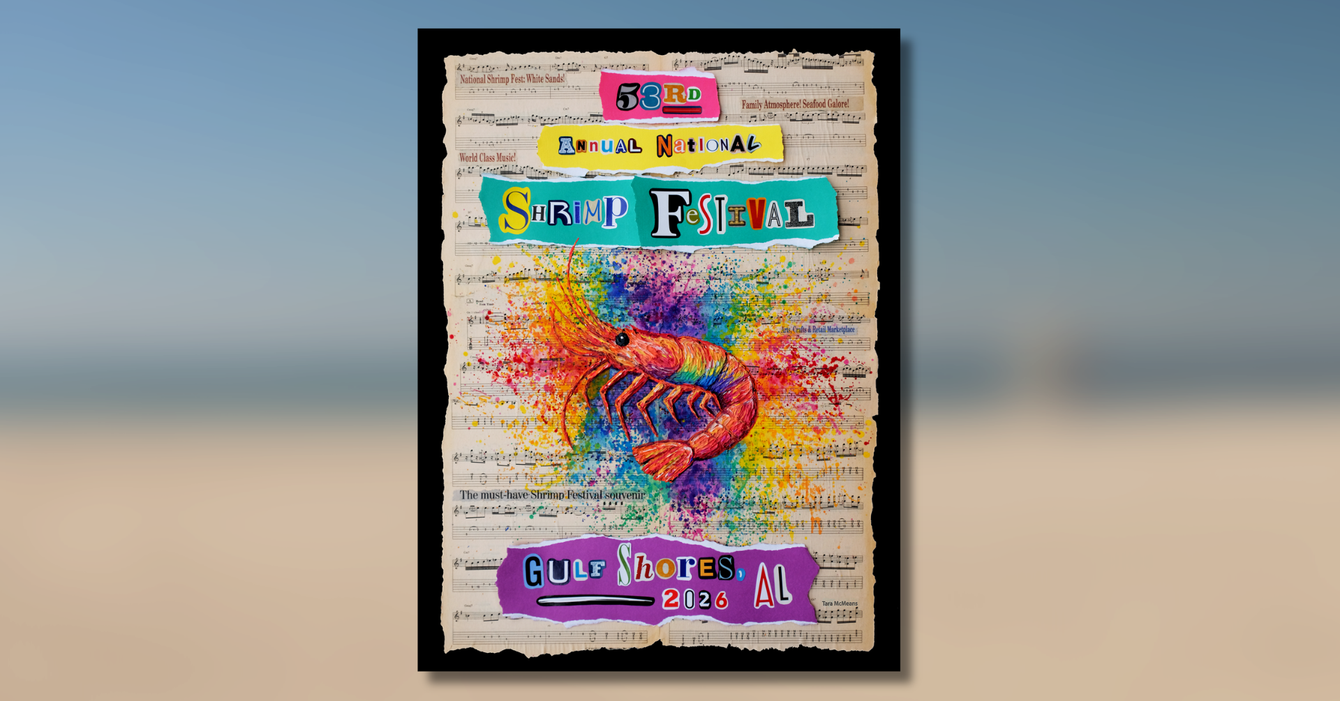 Shrimp Festival Poster Honors Local Artist A Second Time