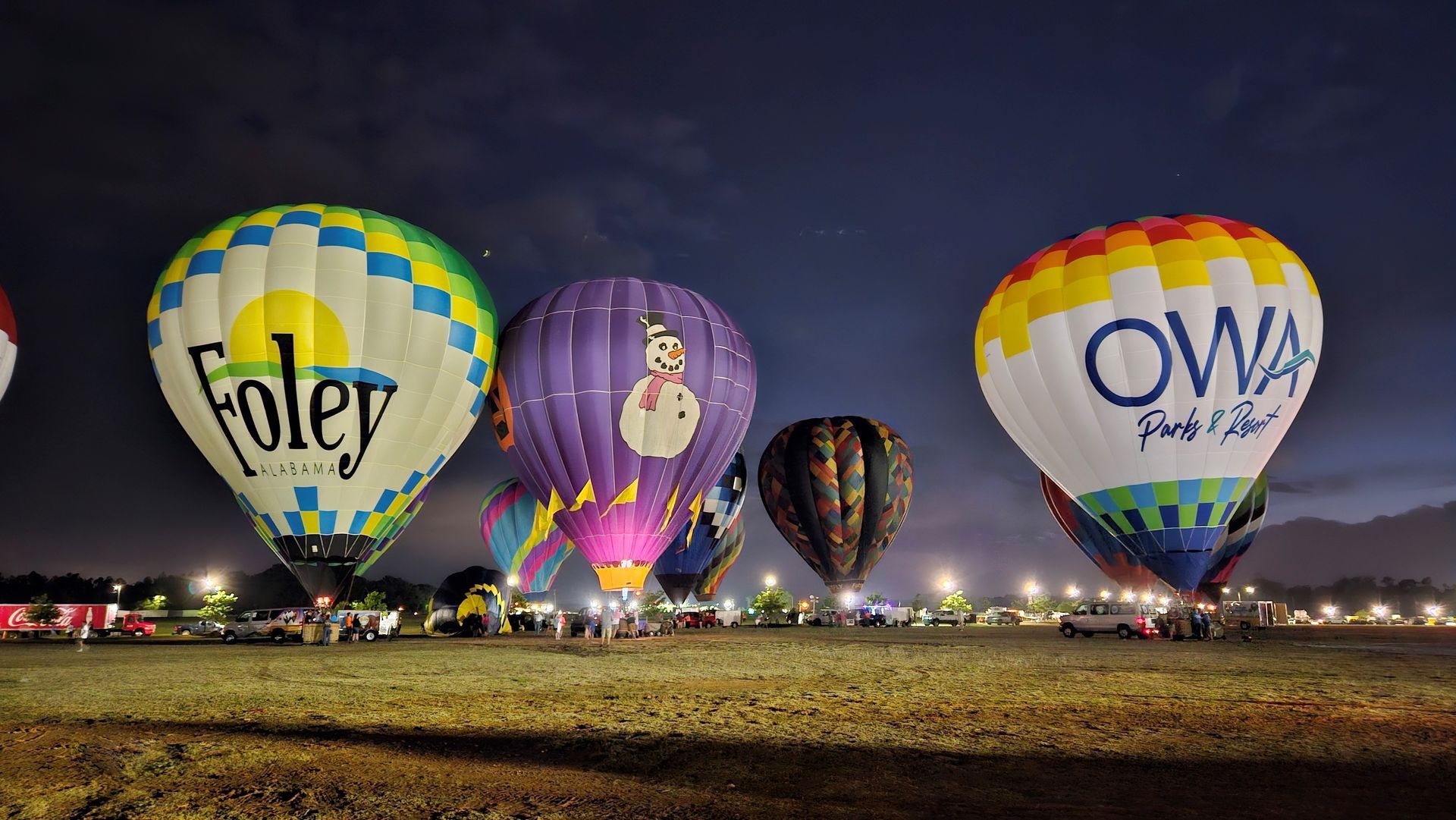 20th Annual Gulf Coast Hot Air Balloon Festival at OWA in Foley Alabama