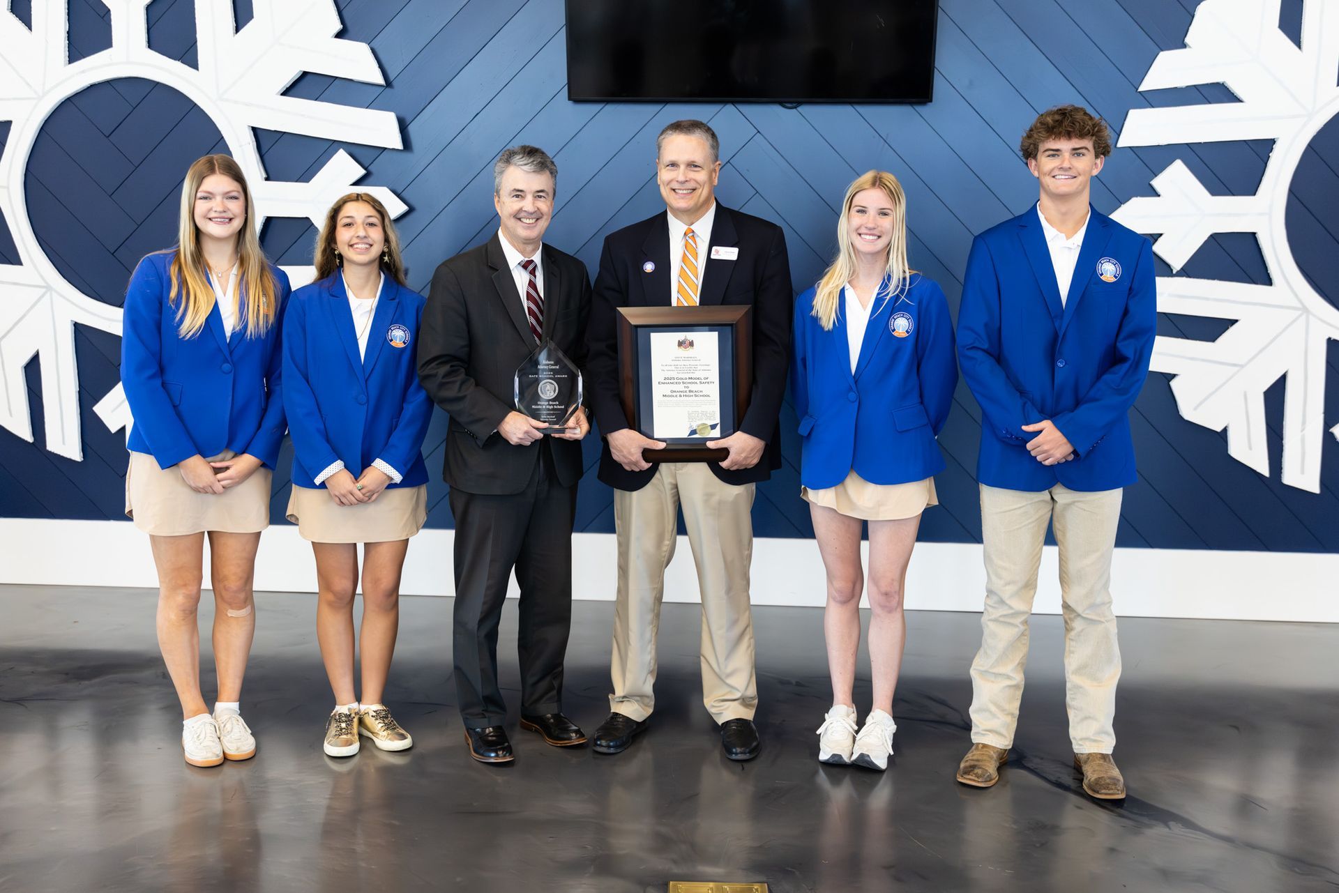 Orange Beach Middle/High School Wins Alabama Safety Award For Second Straight Year