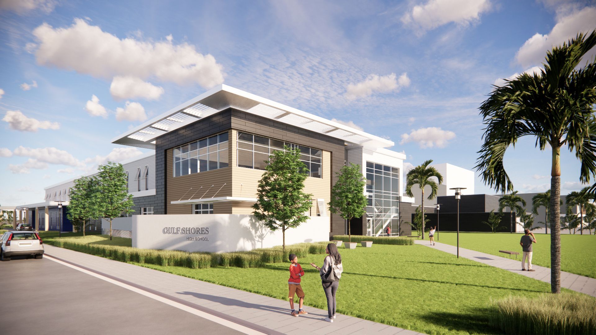 Gulf Shores High School Artist's Rendering