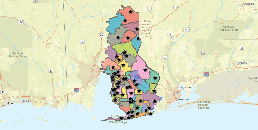 Baldwin County Voiting Locations