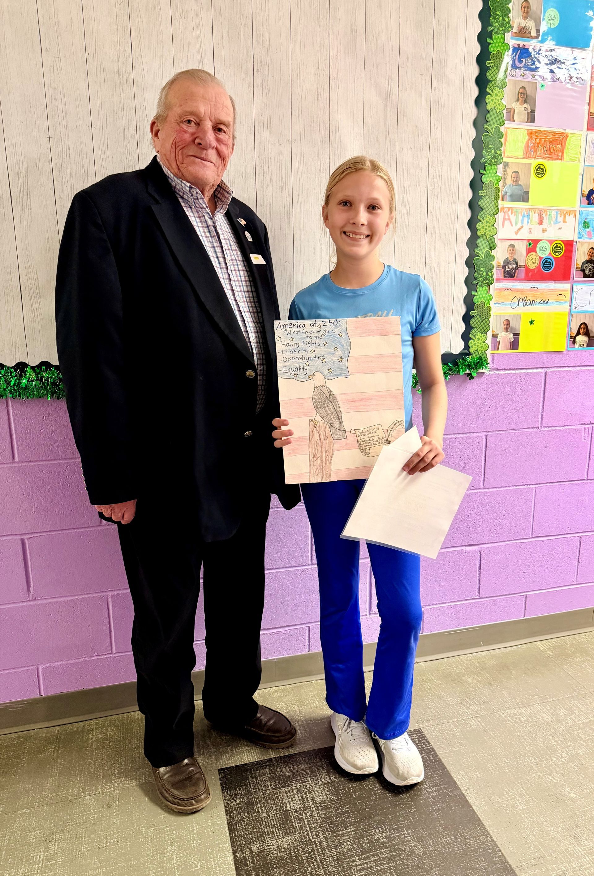 Fifth Graders Across Baldwin County Recognized for Artwork on Freedom