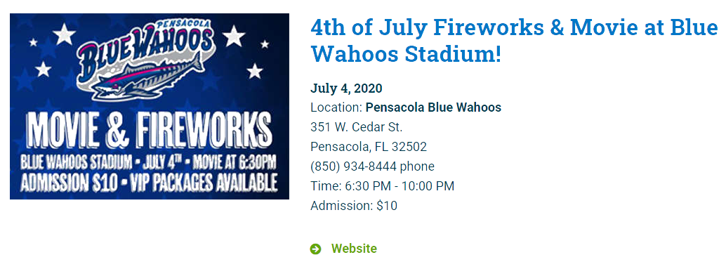 Blue Wahoo Stadium Fireworks