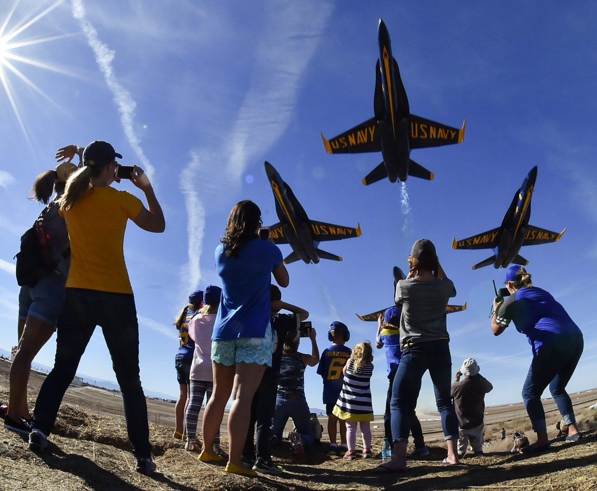 The Blue Angels will be in the air July 6-9 over Pensacola Beach, Florida.