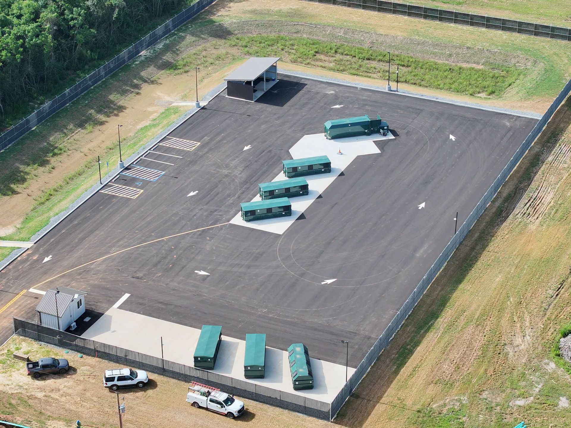 Aerial View of CHaRM Recycling Facility In Orange Beach