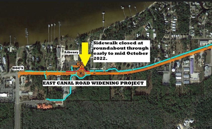 Canal Road East widening project