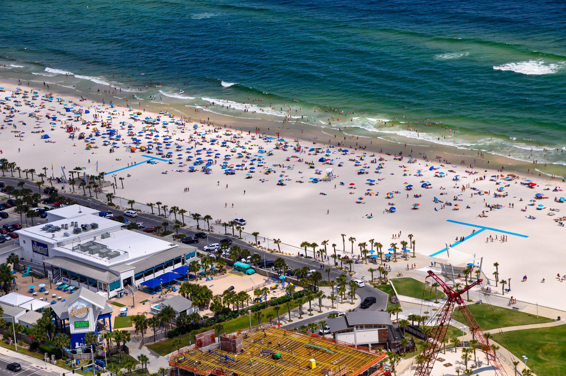 Aerial Photos Memorial Day Weekend over the Orange Beach, Gulf Shores