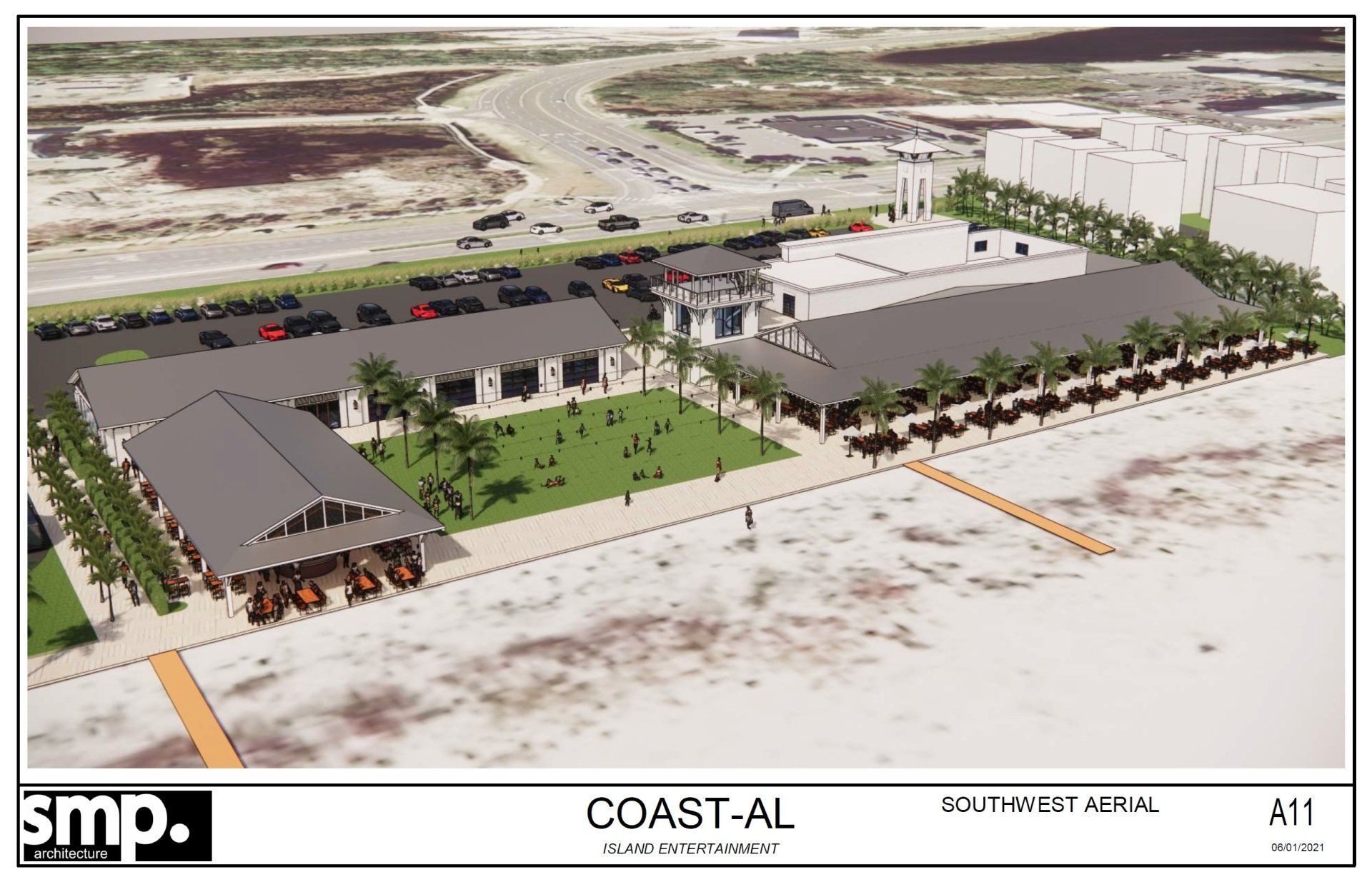 Rendering of a new CoastAL project planned for Orange Beach, Alabama.