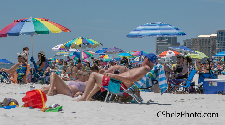 First weekend of open beaches in Orange Beach