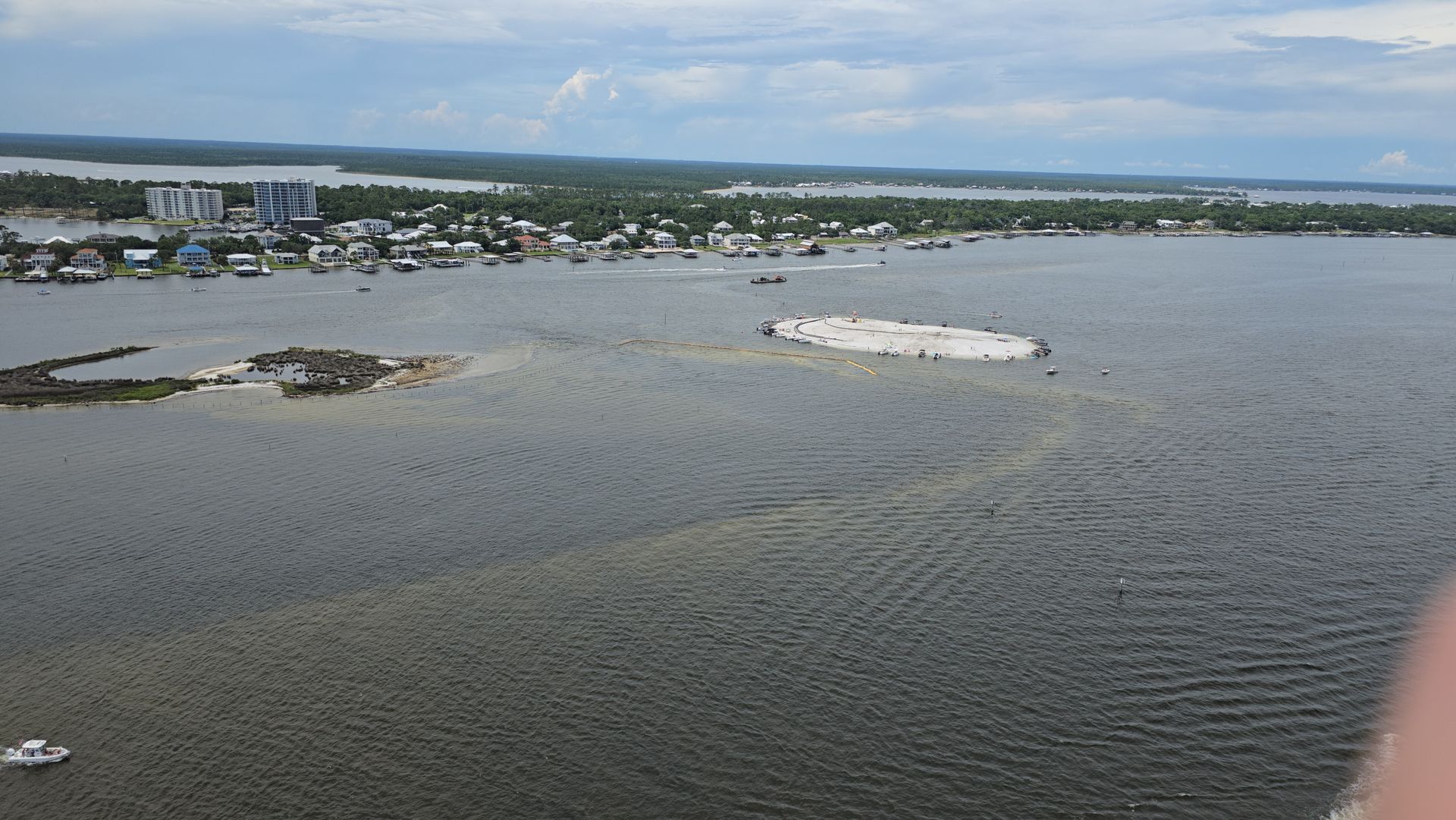 Walker Island and a new Island to the east.