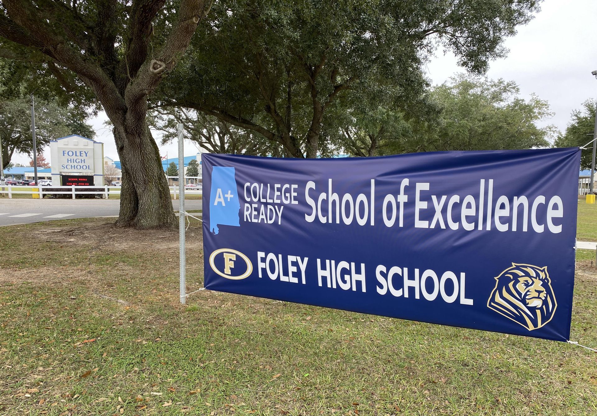 Foley High School is one of only nine schools in the state to receive the School of Excellence award from A+ College Ready.