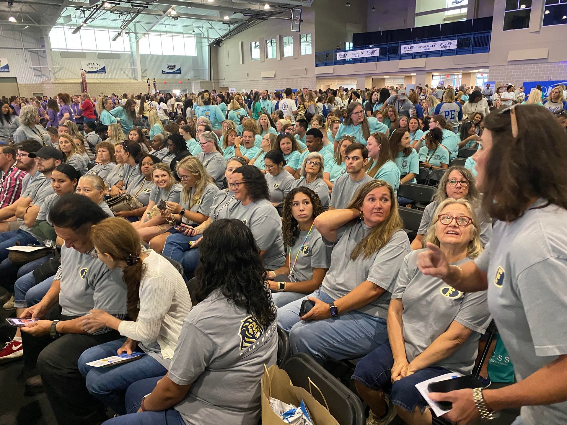 The 2025 Baldwin County Public School System Staff Institute at the Foley Event Center.
