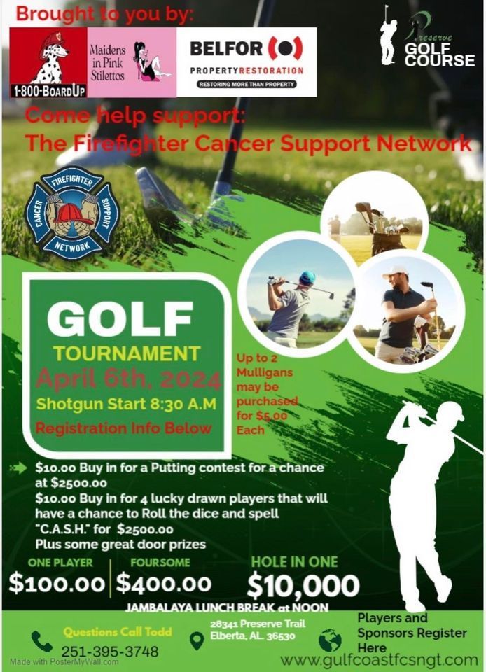 Firefighter Support Golf Tournament