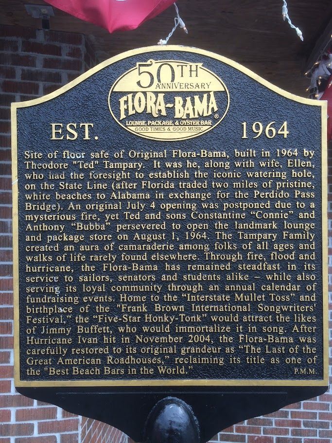 Flora-Bama Historical Marker