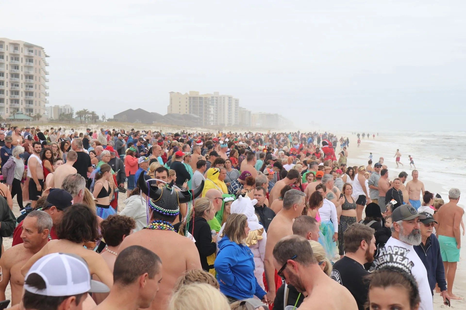 This is the 40th Polar Bear Dip at the Flora-Bama