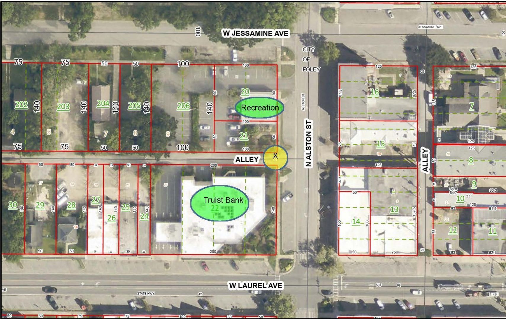 Downtown Foley Alley Closure Set For Crosswalk Mural Project