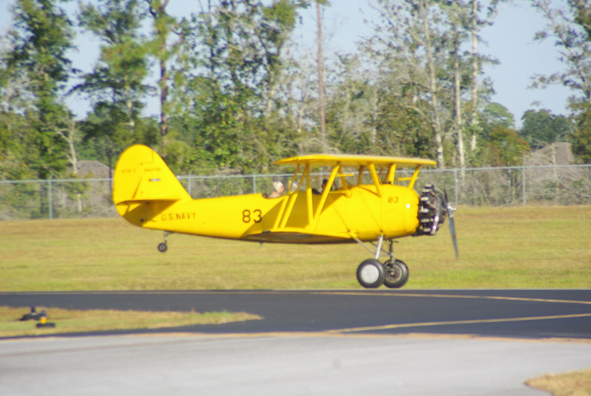 Foley’s 1941 Navy N3N biplane will take part in the Veterans Flight this weekend in Pensacola.
