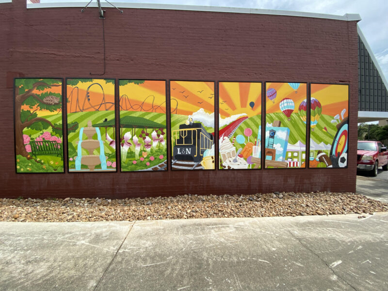 Down Town Foley Mural