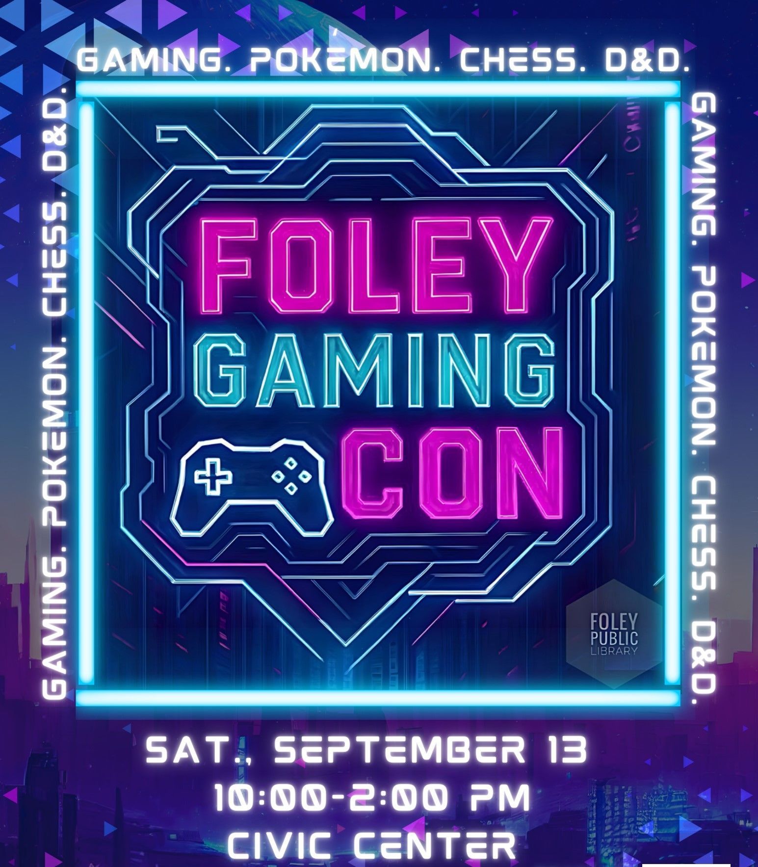 Foley Public Library Plans First Gaming Convention for Families