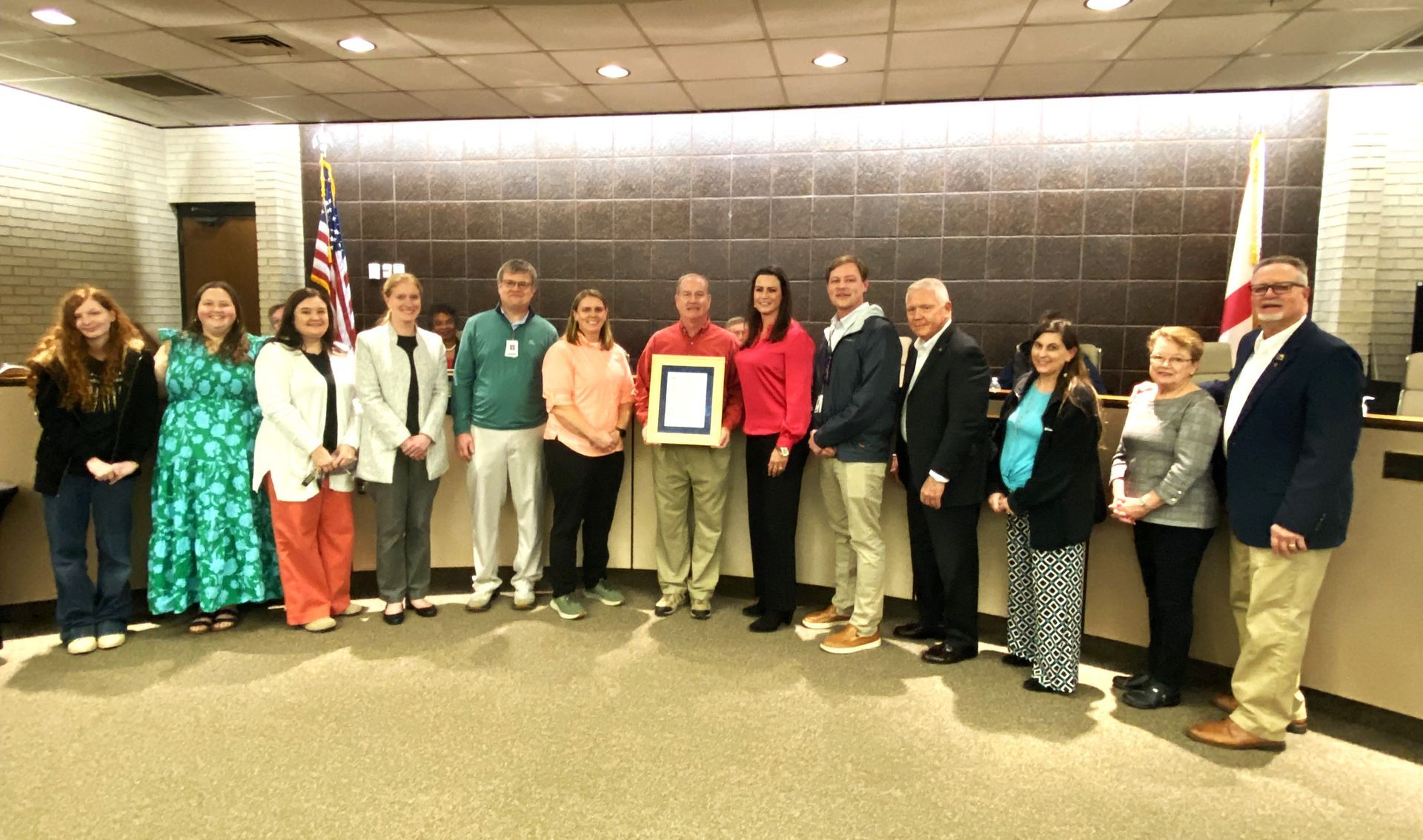 Foley High School teachers, students and administrators were recognized Monday, Jan. 27, by the Foley City Council.