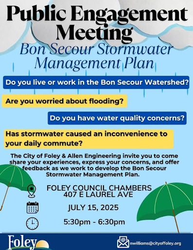 City of Foley Hosts Meeting on Stormwater Management Concerns