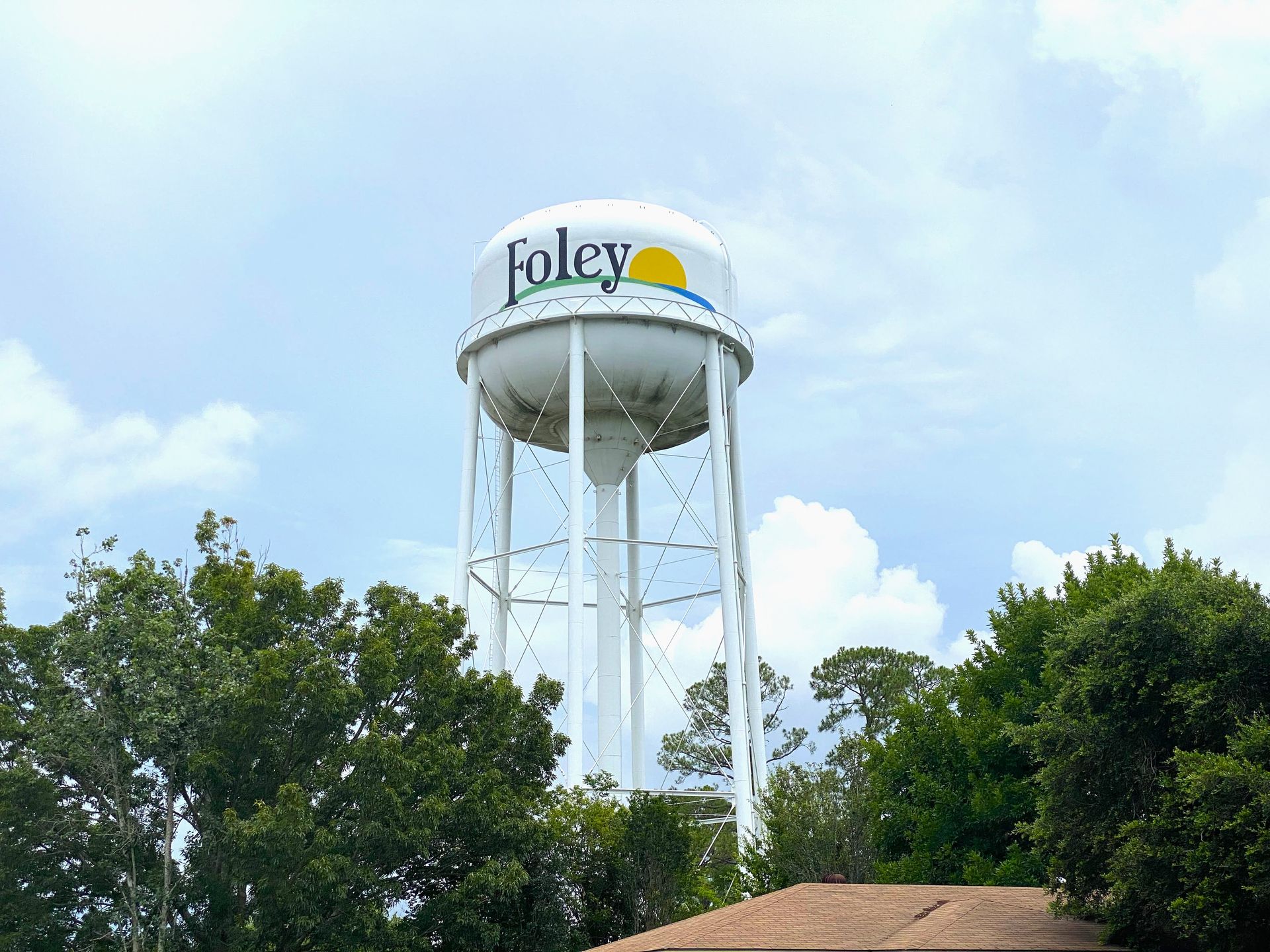 Lights will be placed on Foley water towers to illuminate the city name and logo.
