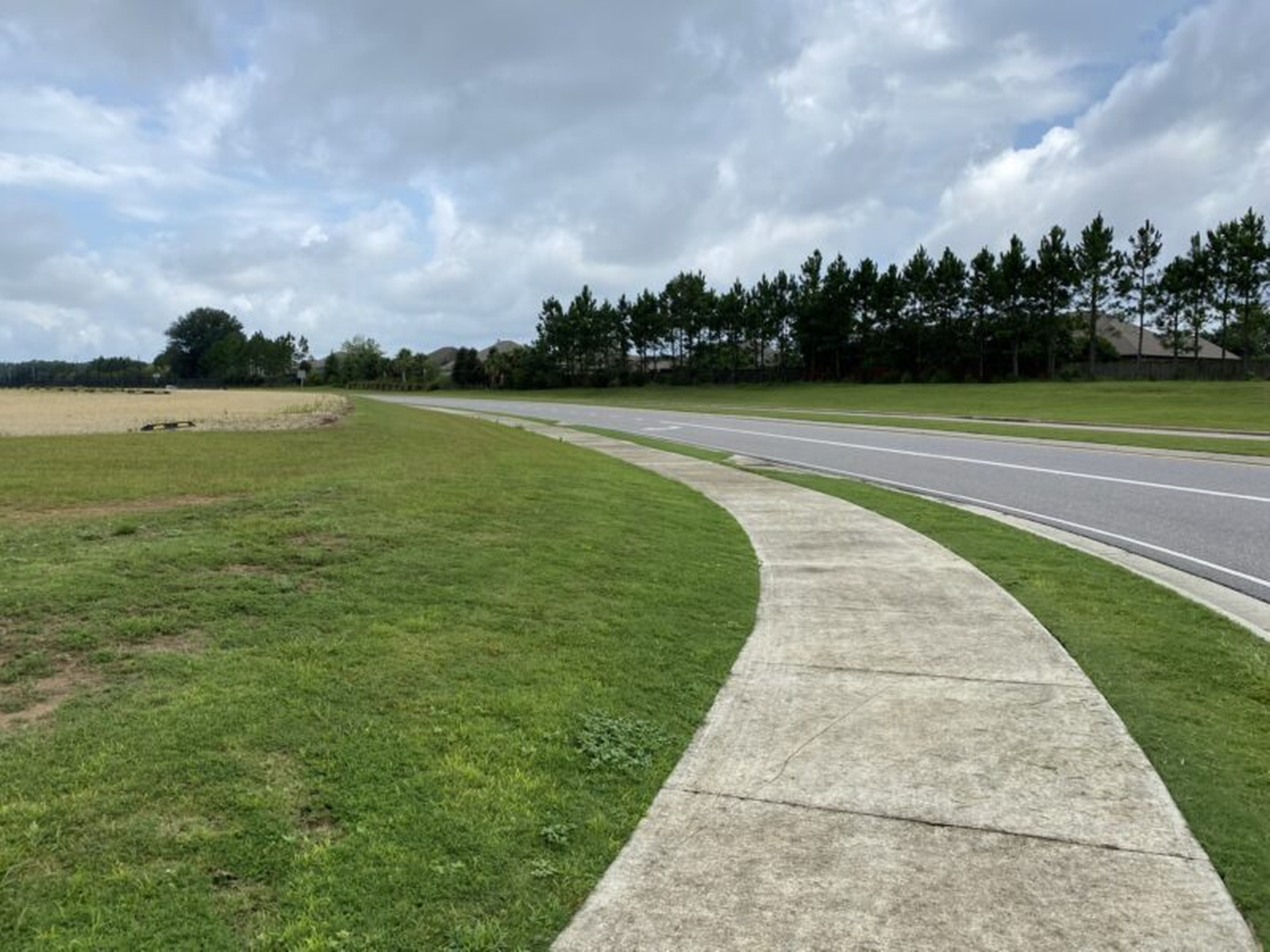 Improved Pedestrian and Golf Cart Access with Sidewalk Expansion