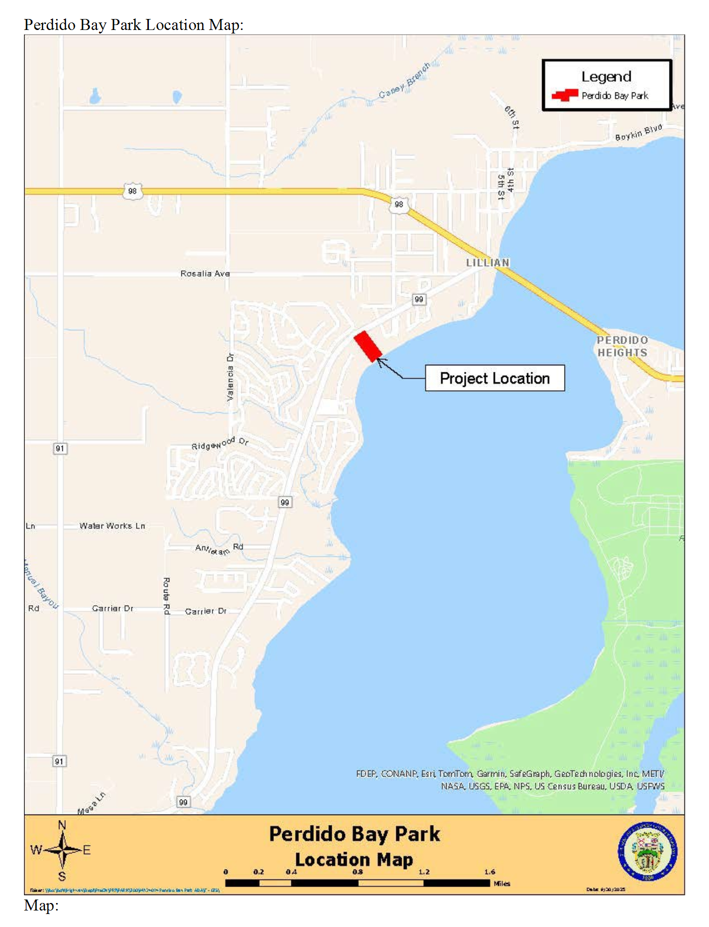 Baldwin County Secures GOMESA Grant for Perdido Bay Park Overhaul