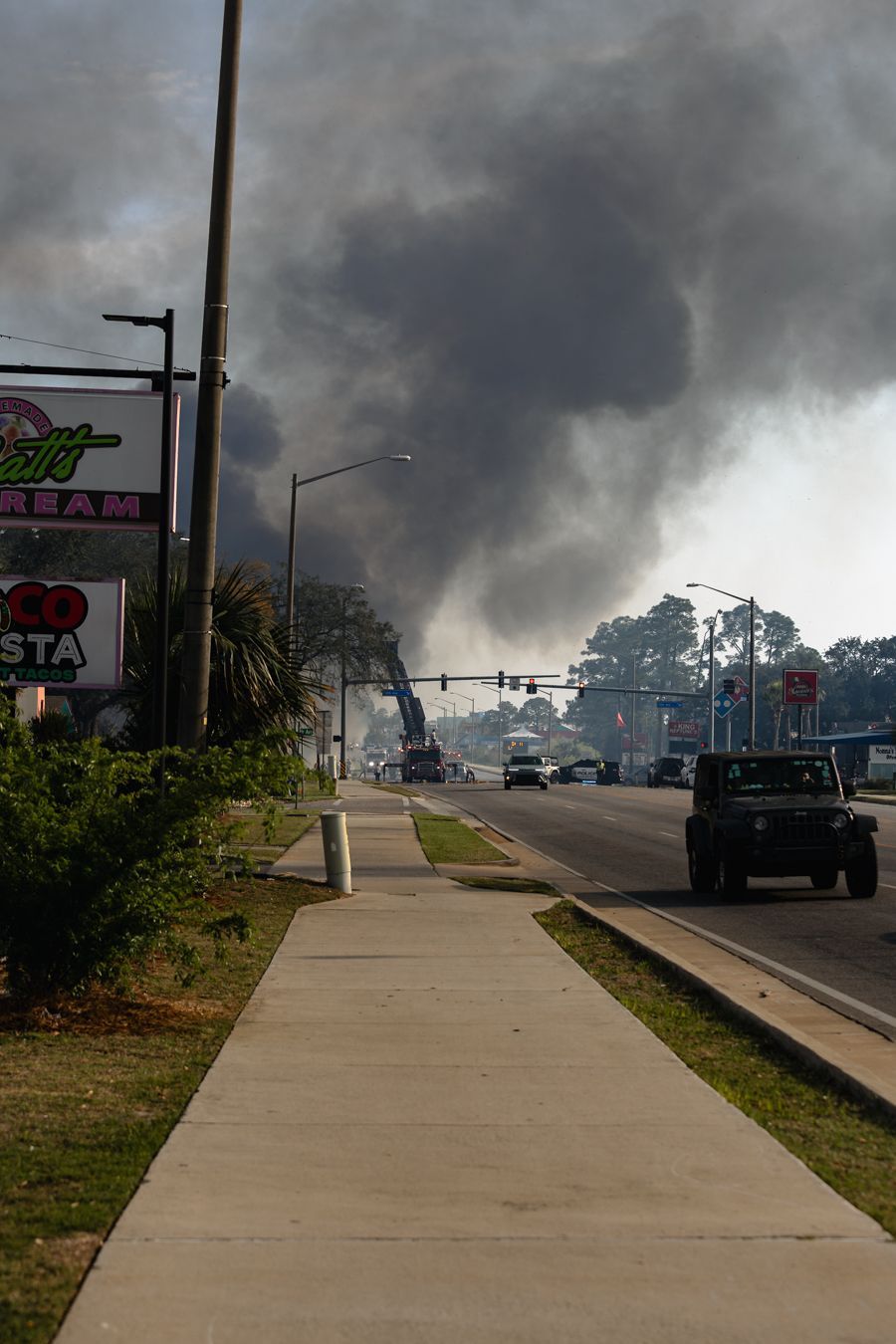 Gulf State Park Fire on March 24, 2026.