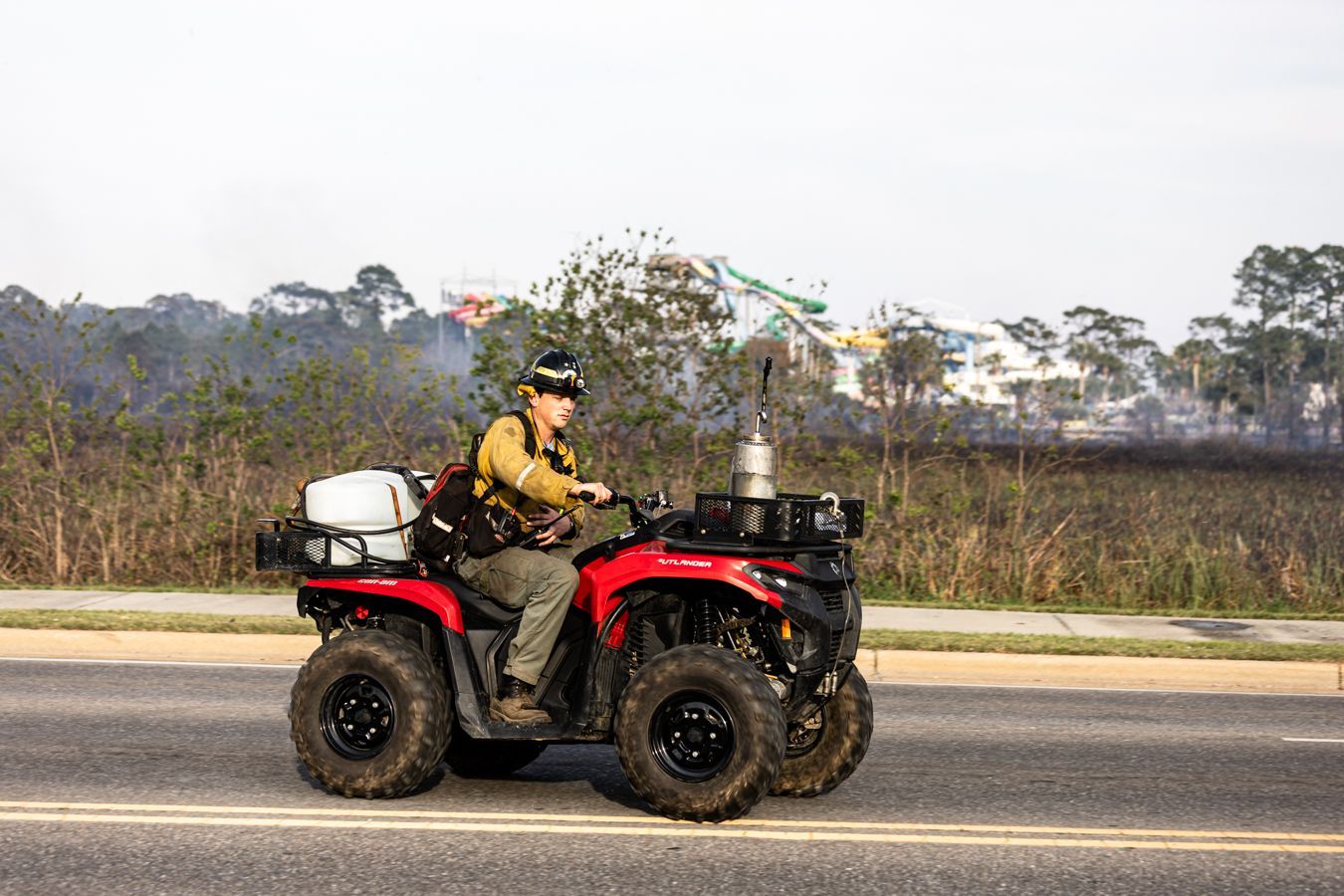 Gulf State Park Fire on March 24, 2026.